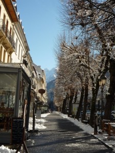 Luchon in the snow